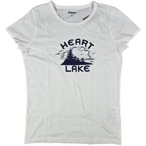 J. Crew Fitted‎ Heart Lake graphic T-shirt XS NWT